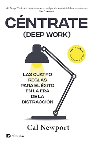 Portada del libro Céntrate de Cal Newport
