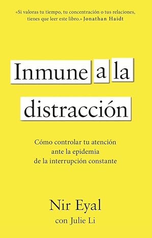 Portada del libro Indistraíble de Nir Eyal