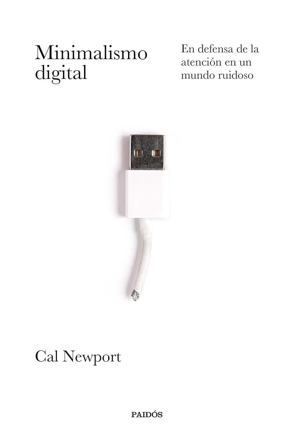Portada del libro Minimalismo Digital de Cal Newport